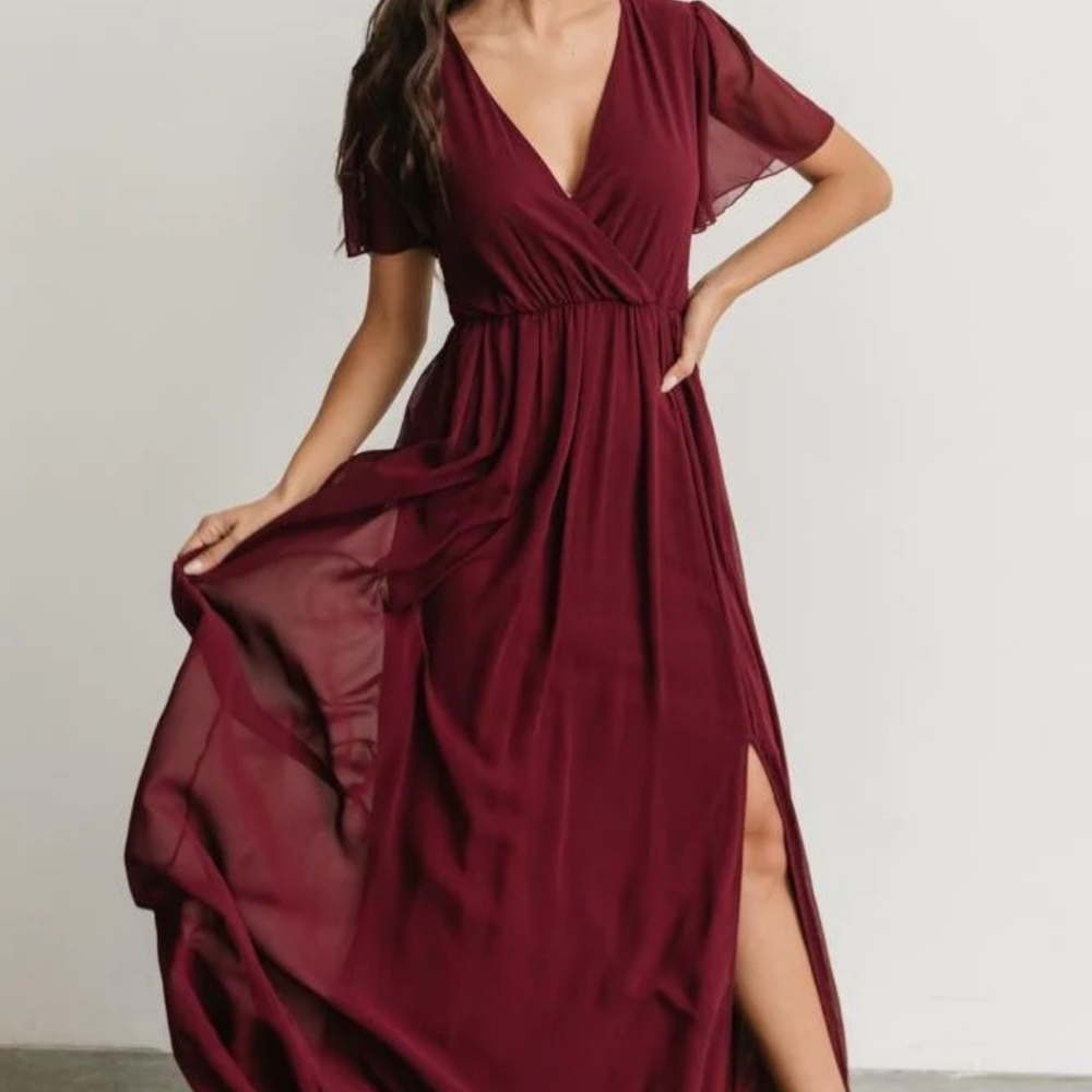 Baltic Born Vaughnie Maxi Dress Merlot